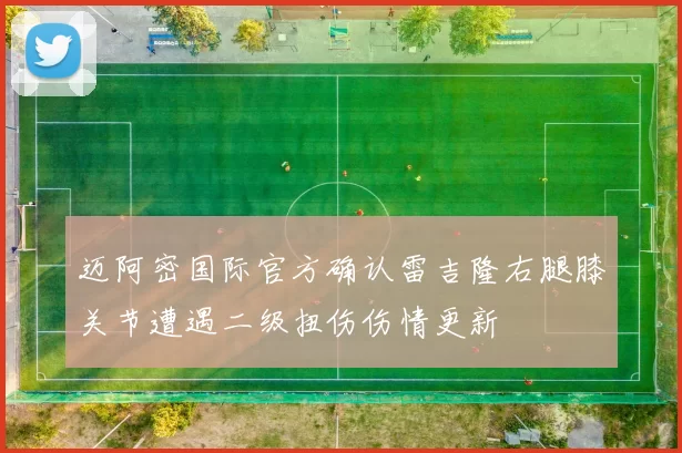 迈阿密国际官方确认雷吉隆右腿膝关节遭遇二级扭伤伤情更新